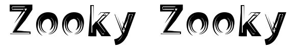 Zooky Zooky font preview