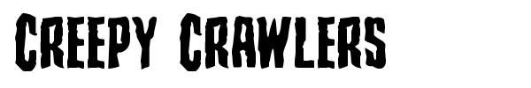 Creepy Crawlers font preview