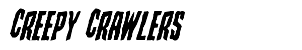 Creepy Crawlers font preview
