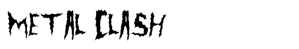 Шрифт Metal Clash