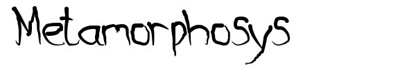 Шрифт Metamorphosys