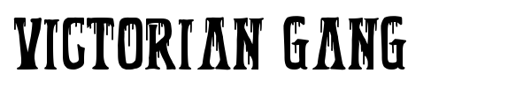 Шрифт Victorian Gang