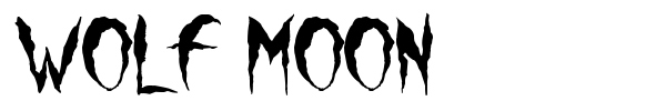 Шрифт Wolf Moon