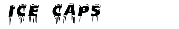 Шрифт Ice Caps