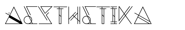 Шрифт Aesthetika