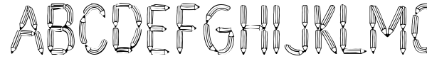 Шрифт CF Crayons de plomb