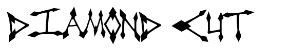 Шрифт Diamond Cut