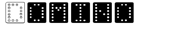 Шрифт Domino