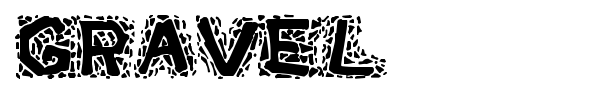 Шрифт Gravel