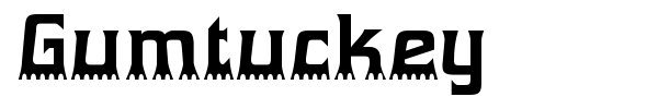 Шрифт Gumtuckey