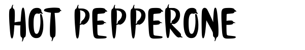 Шрифт Hot Pepperone