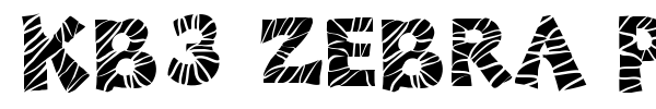 Шрифт KB3 Zebra Patch