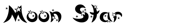 Шрифт Moon Star