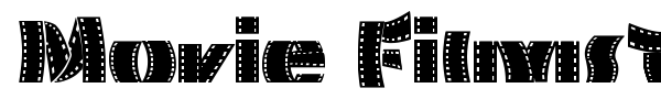 Шрифт Movie Filmstrip