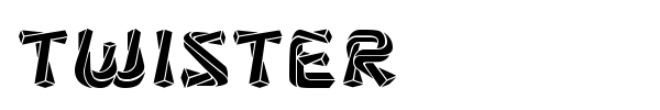 Шрифт Twister
