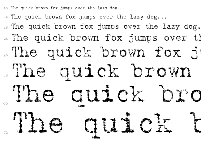 Gabriele Ribbon FG font waterfall