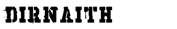 Шрифт Dirnaith