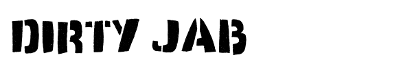 Шрифт Dirty Jab