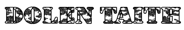 Шрифт Dolen Taith