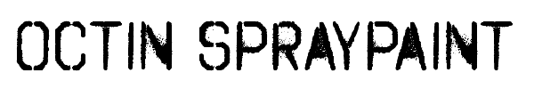 Шрифт Octin Spraypaint Free