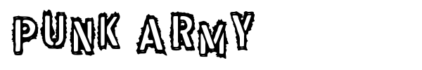 Шрифт Punk Army