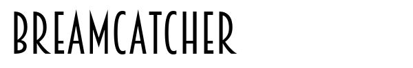 Breamcatcher font preview