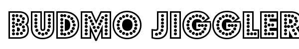 Шрифт Budmo Jiggler + Jigglish