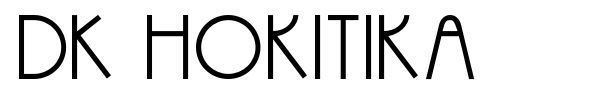 Шрифт DK Hokitika