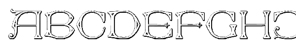 Шрифт Dolphus-Mieg Alphabet Two