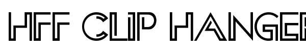 Шрифт HFF Clip Hanger
