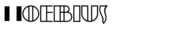 Шрифт Moebius