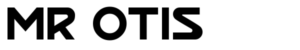Шрифт Mr Otis