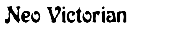 Шрифт Neo Victorian