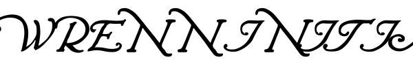 Шрифт Wrenn Initials