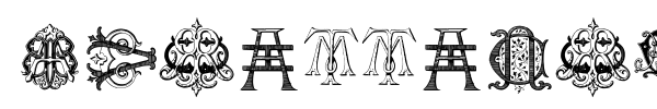 Шрифт Intellecta Monograms Random Samples Five