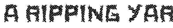 Шрифт A Ripping Yarn