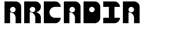 Шрифт Arcadia