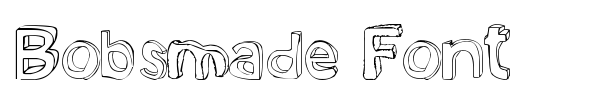 Шрифт Bobsmade Font