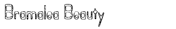 Шрифт Bramalea Beauty