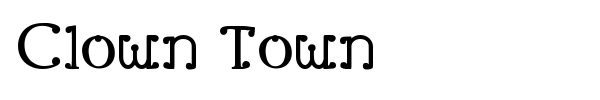 Шрифт Clown Town