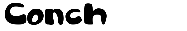 Шрифт Conch
