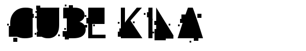 Шрифт Cube Kila