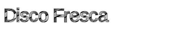 Шрифт Disco Fresca