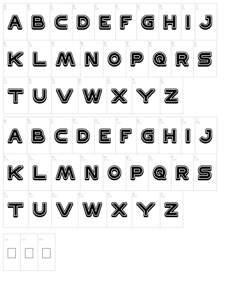 Discovery font map