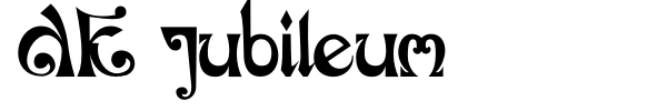 Шрифт DK Jubileum