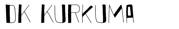 Шрифт DK Kurkuma