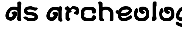 DS Archeology font preview
