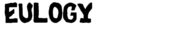 Шрифт Eulogy