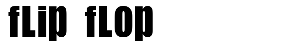 Flip Flop font preview