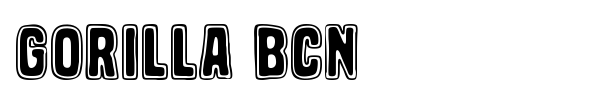 Шрифт Gorilla BCN